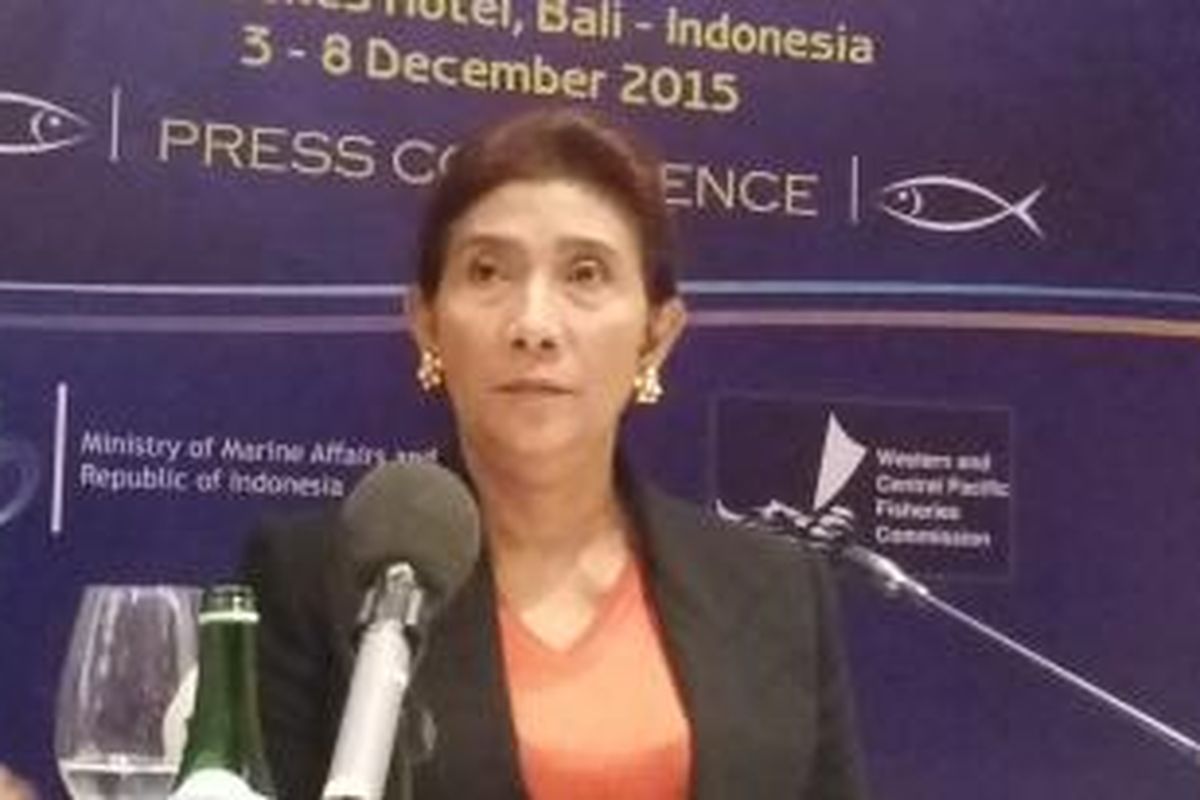 Menteri Kelautan dan Perikanan, Susi Pudjiastuti. 