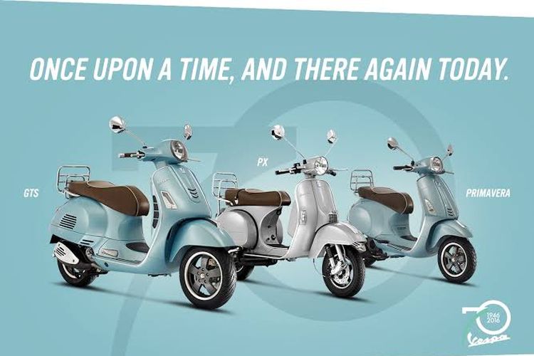 Vespa 70th Anniversary Edition