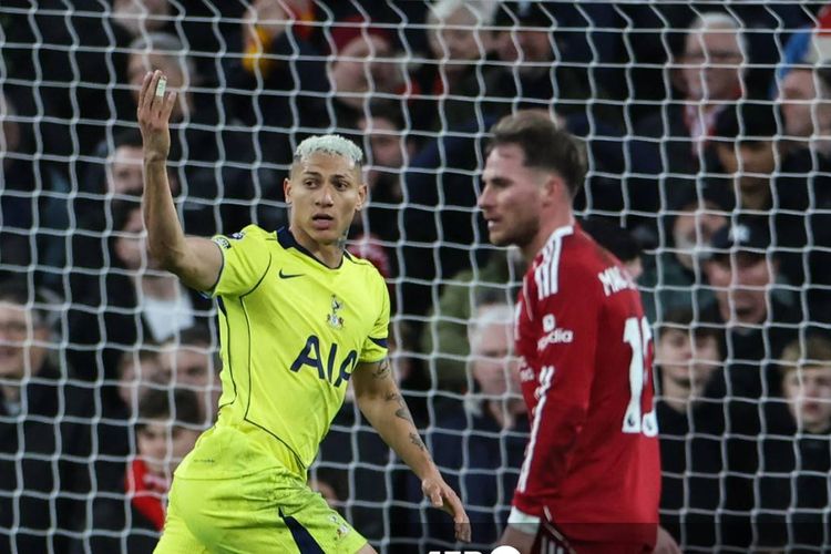 Hasil Liverpool Vs Tottenham 1-1, Richarlison Selamatkan Spurs