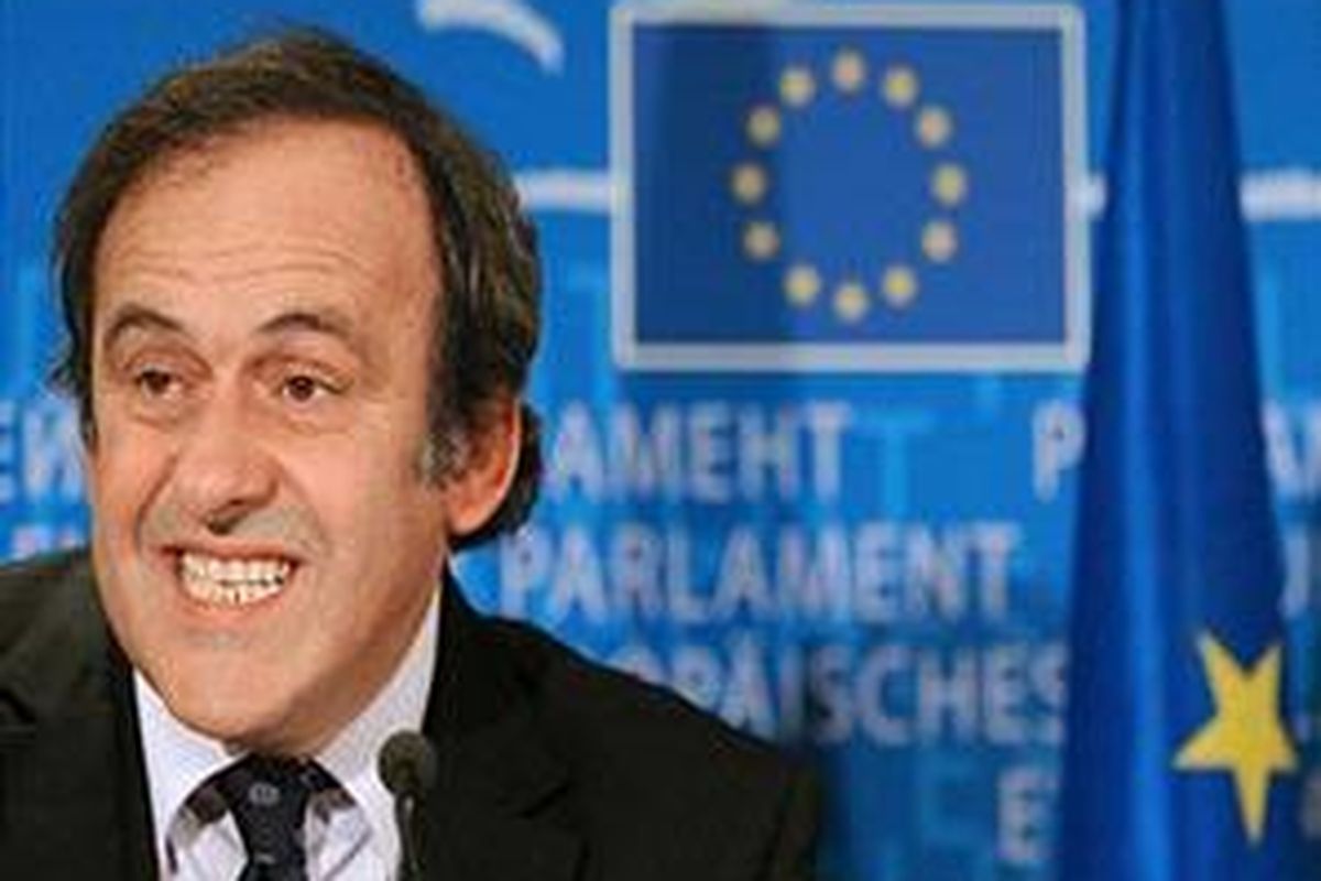 Presiden UEFA, Michel Platini.
