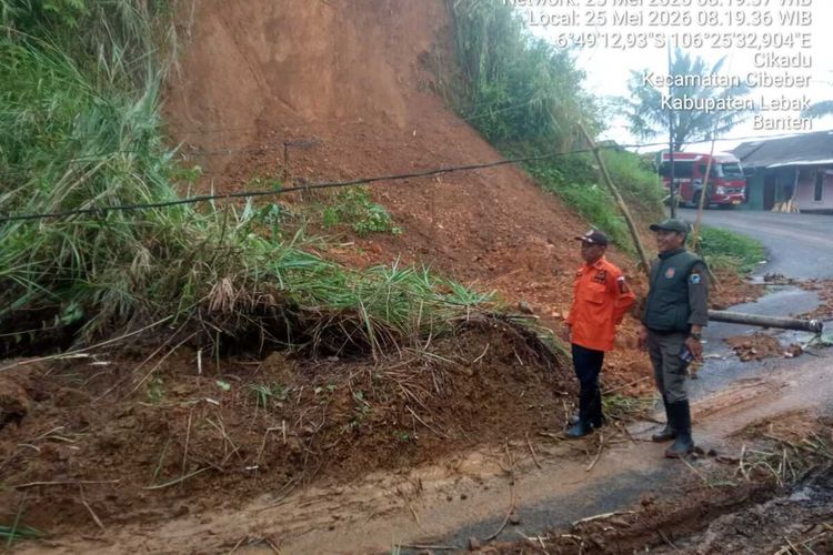 Longsor dan Banjir Terjang Lebak, Sejumlah Akses Jalan Putus