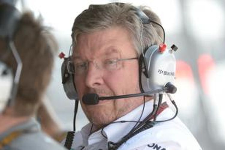 Kepala tim Mercedes, Ross Brawn.