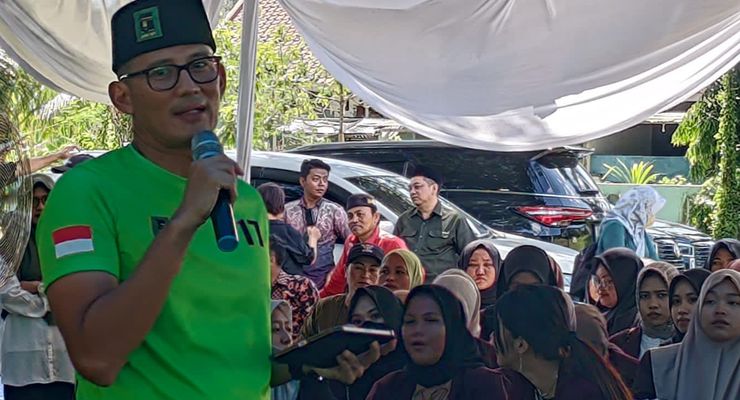 Tanggapi Kader PPP Membelot Dukung Prabowo, Sandi: Kami Ikhtiar Menangkan Ganjar