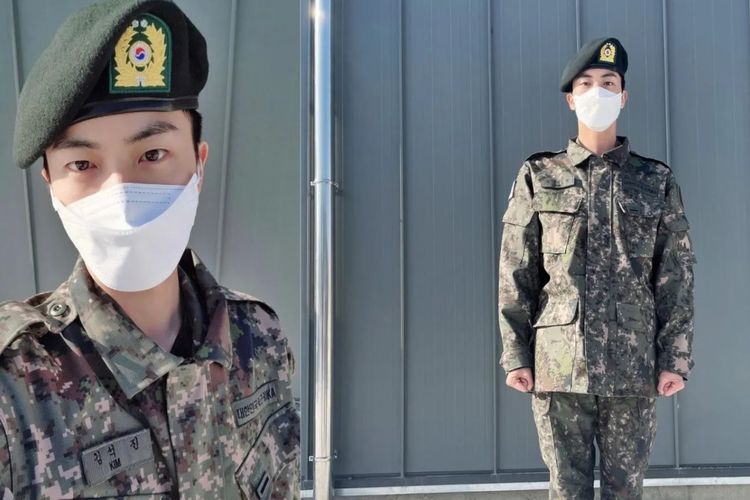 Jin BTS jalani wajib militer