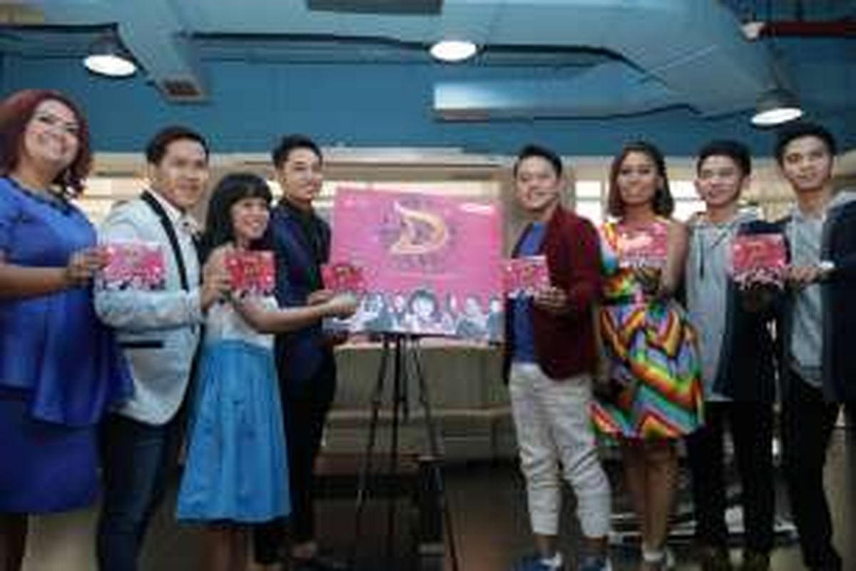 Penyanyi jebolan Dangdut Academy merilis VCD karaoke Hits Collection D'Academy di Jakarta, Kamis (6/10/2016).