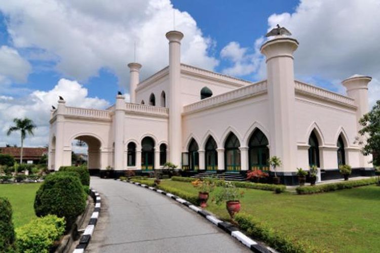 Istana Siak Sri Indrapura di Pekanbaru, Riau.