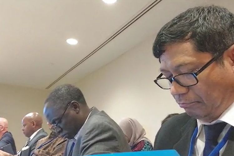 CEO UIPM Prof. Rantastia Nur Alangan (paling kanan) hadir sebagai pemantau dalam High-Level Political Forum on Sustainable Development (HLPF) 2023 di PBB, New York, Amerika Serikat.