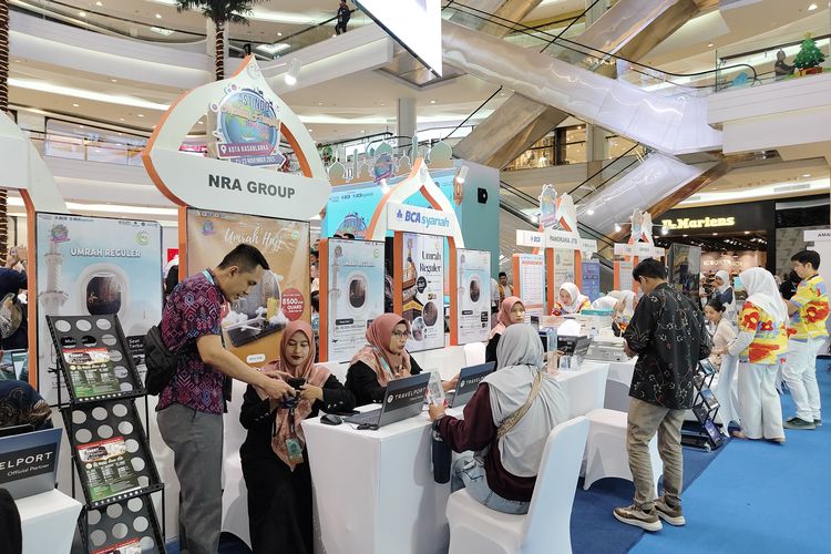 Astindo Muslim Friendly Travel Fair 2025 di mal Kota Kasablanka, Jakarta Selatan, Jumat (21/11/2025). 