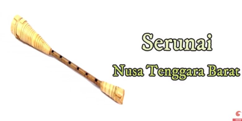 [Tangkapan Layar] alat musik Serunai, Nusa Tenggara Barat (NTB)