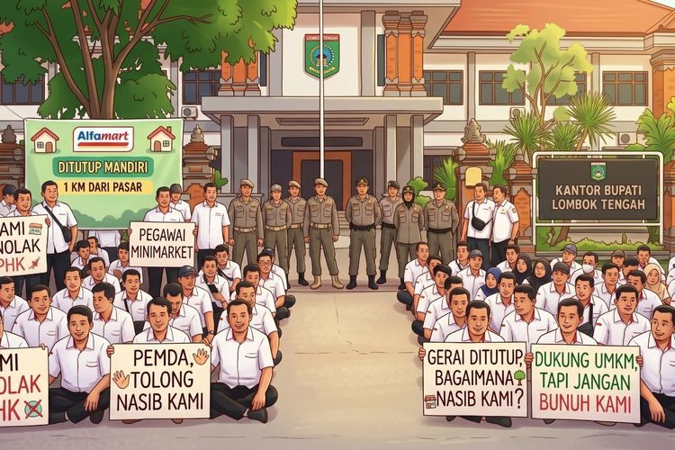 Alasan Pemkab Lombok Tengah Tutup 25 Gerai Alfamart dan Indomaret, Melanggar Radius Pasar Tradisional