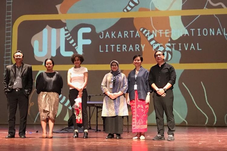 Pembukaan Jakarta International Literary Festival (JILF) 2019 di Taman Ismail Marzuki, Jakarta Pusat, Selasa (20/8/2019).