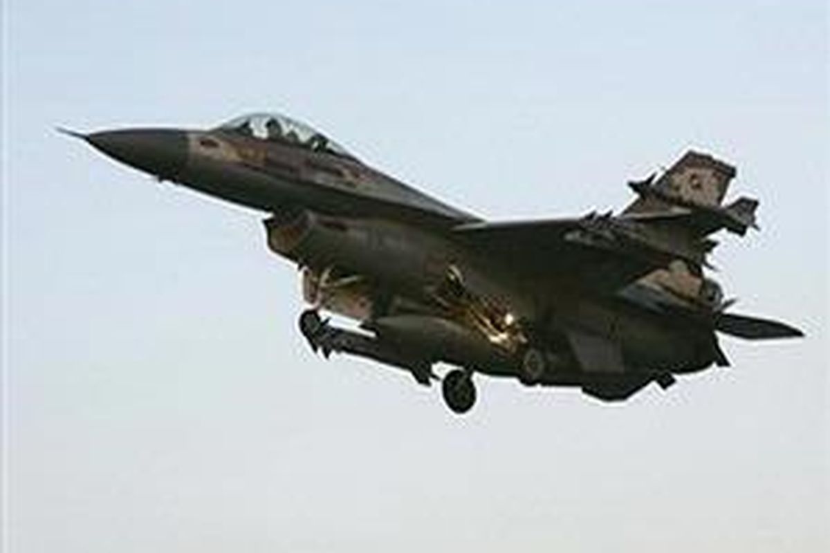 Pesawat F16 Israel.