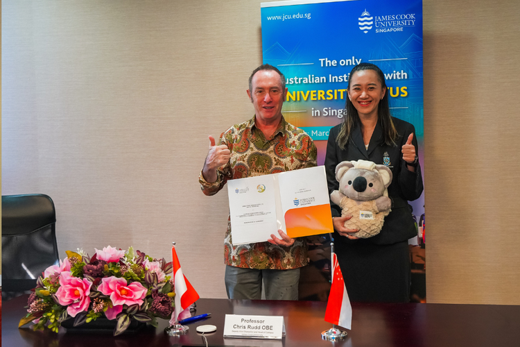 SAPA Foundation dan James Cook University, Singapore melakukan penandatanganan memorandum of agreement (MoA) di Swiss-Belhotel Papua, Jayapura pada Selasa (21/2/2023).