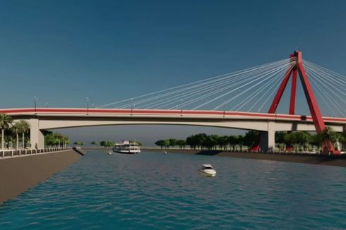 Jembatan Aek Tano Ponggol Dihias Ornamen Suku Batak, Tahun Depan Dibuka