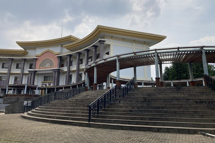 Kampung Budaya Betawi Setu Babakan di Jagakarsa, Jakarta Selatan, Minggu (17/10/2021).