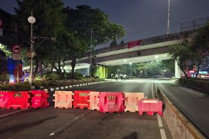 Jalan Gatot Subroto Depan DPR Ditutup Jelang Demo 27 Agustus Hari Ini