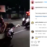Viral, Video Pengendara Motor Berlagak ala Superman di Jalan Raya