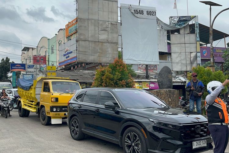 Rekayasa Lalin di Simpang Tugu Batu Sawangan Berlaku mulai 23 Mei
