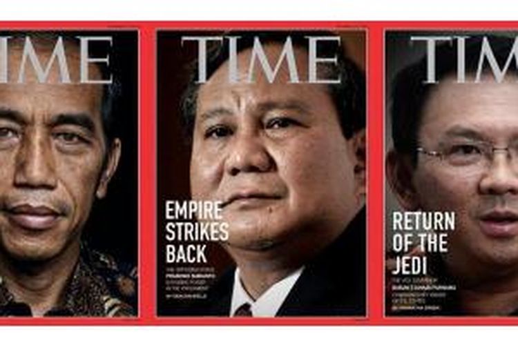 Sampul majalah Time yang menampilkan Presiden RI terpilih, Joko Widodo diedit dengan tema 