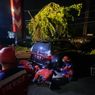 Mobil Terseret Angin hingga Terjun ke Sungai Surabaya, Evakuasi Memakan Waktu 3 Jam