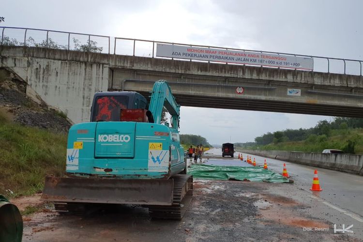 Perbaikan jalan tol Ruas Bakauheni-Terbanggi Besar dan Terbanggi Besar-Pematang Panggang-Kayu Agung