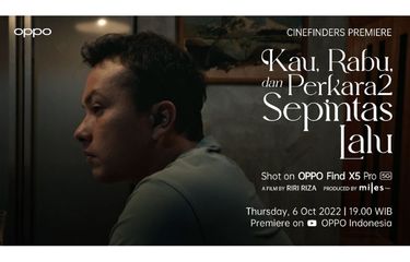 Nicholas Saputra memerankan film pendek Kau, Rabu, dan Perkara2 Sepintas Lalu