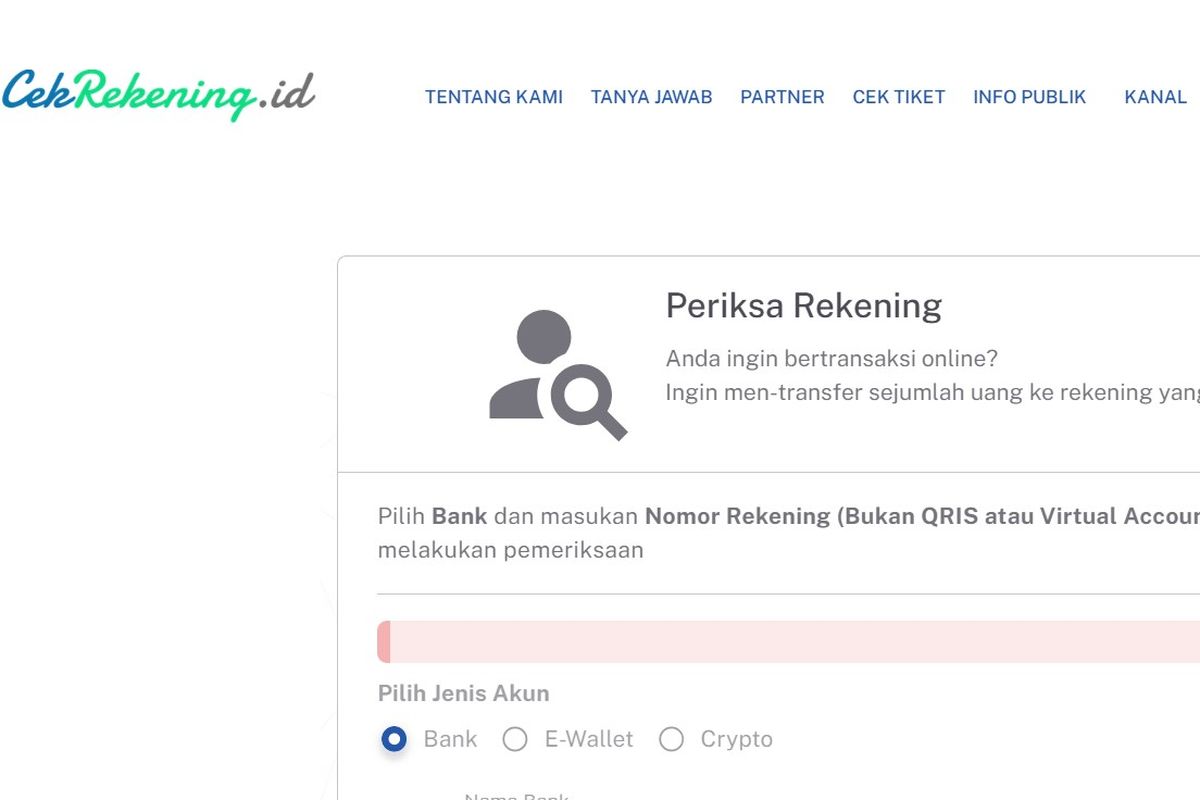 Cara cek rekening penipuan online