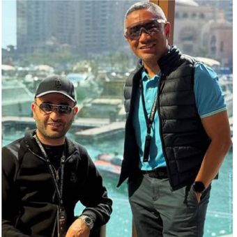 Instagram milik Amir Ali Salemizadeh yang merupakan CEO JTA International Holding memperlihatkan keberadaan eks CEO Investree Adrian Gunadi 