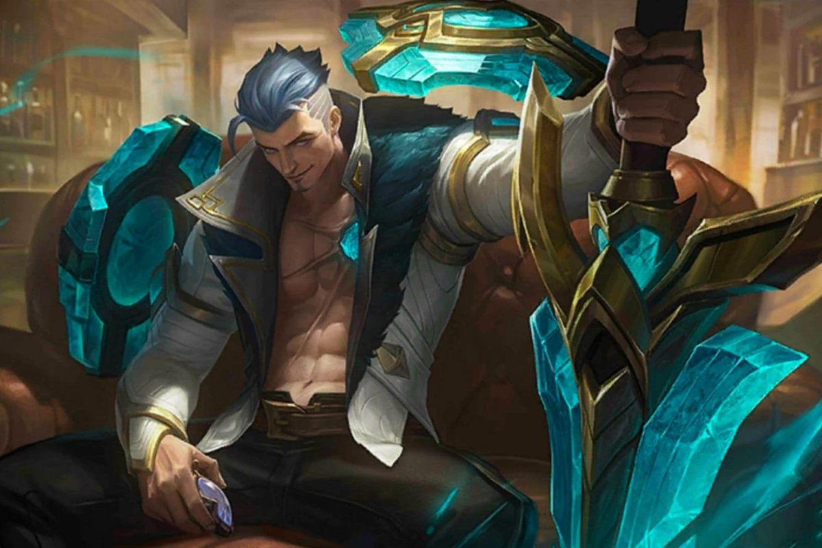 Ilustrasi hero Fredrinn di Mobile Legends.