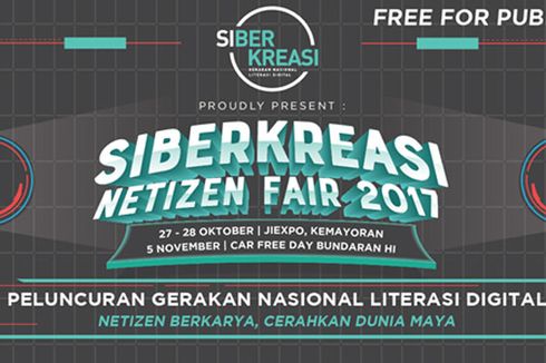 SiBerkreasi Netizen Fair 2017 Ajak Warganet Bikin “Adem” Dunia Maya