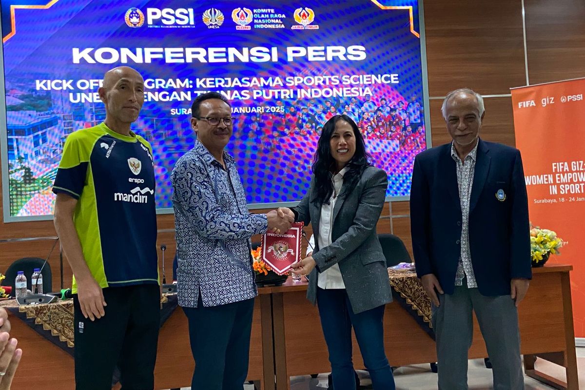 PSSI membentuk sport science bersama Universitas Negeri Surabaya (UNESA), Kamis (16/1/2025)