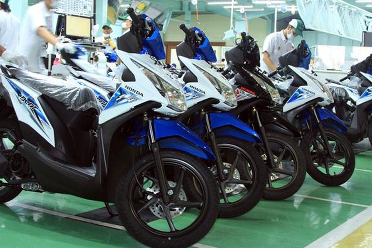 Honda BeAT menjadi sepeda motor jenis skutik paling laku di dunia.