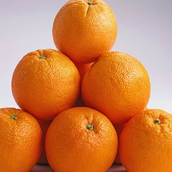 Ilustrasi buah jeruk. 
