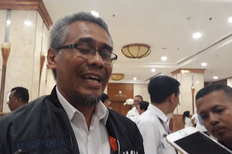 Kepala Unit Pengelola Teknologi Informasi Kependudukan DKI Jakarta Muhammad Nurrahman di Balai Kota DKI Jakarta, Rabu (9/10/2019).
