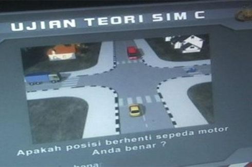 Ujian Teori SIM Online Berlaku Tahun Ini