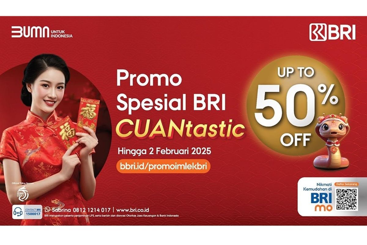 Promo Imlek dari BRI. 