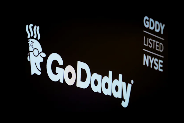 Ilustrasi GoDaddy, penyedia layanan hosting web asal Amerika Serikat.