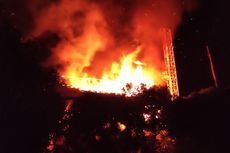 Gedung Lembaga Peningkatan Mutu Pendidikan Sumsel di Ogan Ilir Terbakar