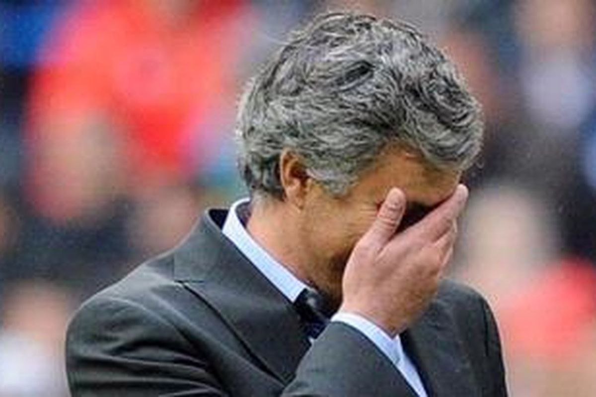 Pelatih Real Madrid, Jose Mourinho.