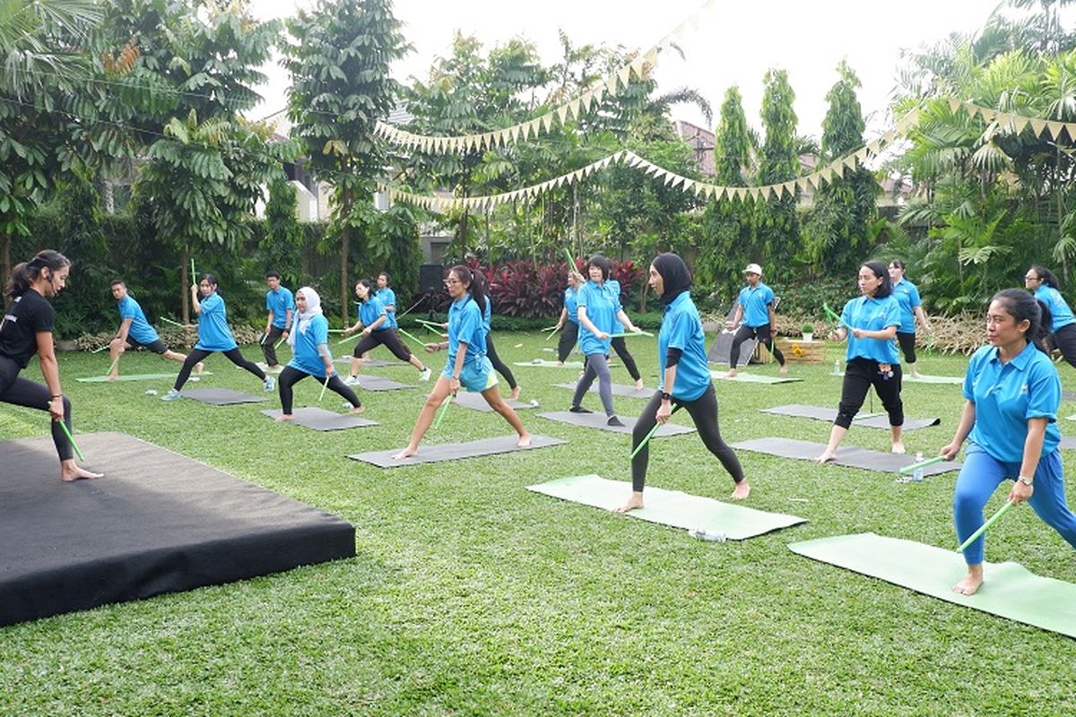 Kelas PoundFit bersama Co-founder Sana Studio, Laila Munaf