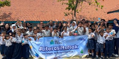 Senyum Anak Pesisir Semarang dan Secercah Harapan dari Program Jagat Literasi