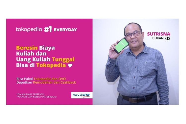 Bayar UKT pakai OVO dan Tokopedia