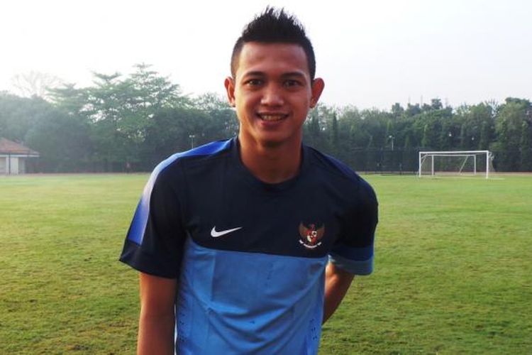 Penyerang Tim Nasional Indonesia U-19, Muchlis Hadi Ning. 