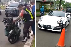 Viral, Video Kecelakaan antara Porsche Vs Sepeda Motor di Tangerang, Ini Kronologinya