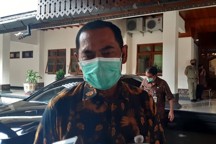 Wali Kota Solo, FX Hadi Rudyatmo di Balai Kota Solo, Jawa Tengah, Selasa (2/2/2021).
