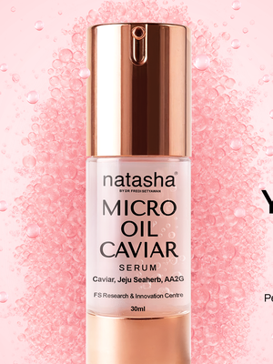 Serum terbaru dari Natasha dengan kandungan utama siberian caviar.