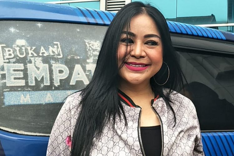 Annisa Bahar ditemui ketika berada di sebuah stasiun televisi swasta di kawasan Tendean, Jakarta Selatan,  Kamis (13/9/2018).