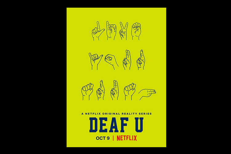 Menampilkan Nyle DiMarco, docu-seri Deaf U (2020) tayang hari ini, Jumat (9/10/2020) di Netflix.