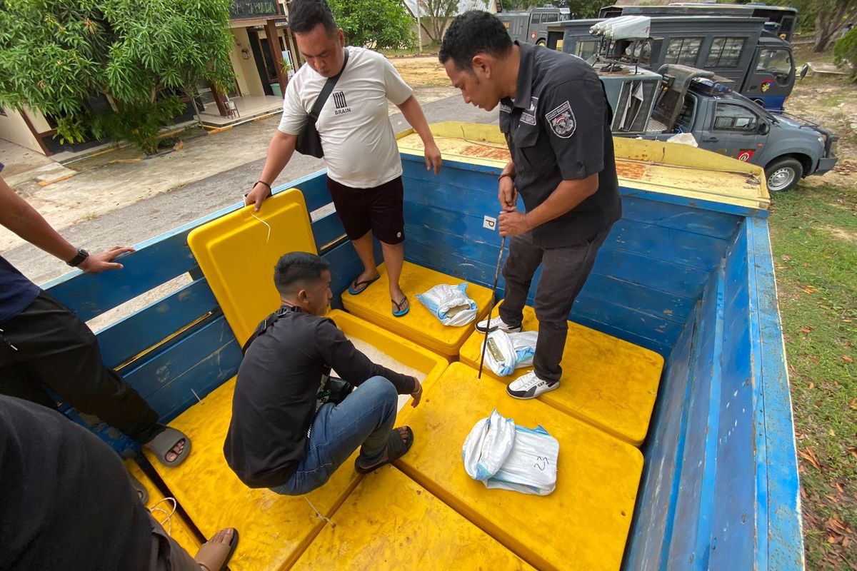 Penyelundupan Balok Timah Seberat 9,2 Ton, Sopir dan Pemodal Jadi Tersangka