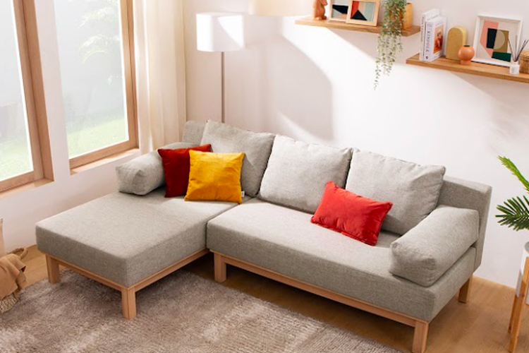 Ilustrasi dekorasi ruangan untuk sambut lebaran